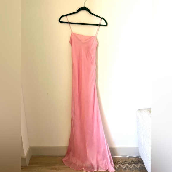 RALPH LAUREN 100% Silk Pink Dress - Picture 1 of 10